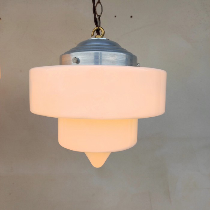 Immagine dell'articolo Lampade a sospensione Lampade art deco a sospensione vintage (coppia) D25 n.469
