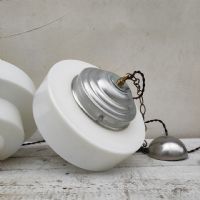 Miniatura dell'articolo Lampade a sospensione Lampade art deco a sospensione vintage (coppia) D25 n.469