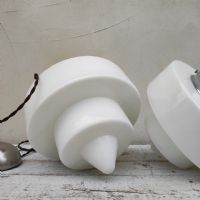 Miniatura dell'articolo Lampade a sospensione Lampade art deco a sospensione vintage (coppia) D25 n.469