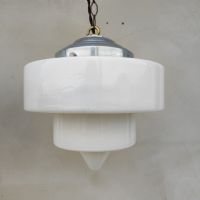 Miniatura dell'articolo Lampade a sospensione Lampade art deco a sospensione vintage (coppia) D25 n.469