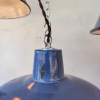 Ingrandisci l'immagine Miniatura dell'articolo Lampada industriale a sospensione Lampada industriale a sospensione francese vintage D31 n.328