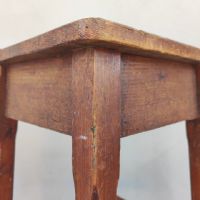 Ingrandisci l'immagine Miniatura dell'articolo Sgabello rurale rustico vintage Sgabello rurale in legno vintage n.329
