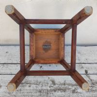 Ingrandisci l'immagine Miniatura dell'articolo Sgabello rurale rustico vintage Sgabello rurale in legno vintage n.329