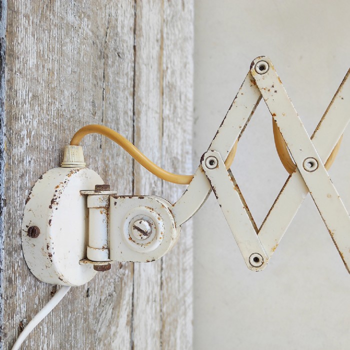Passa il mouse sull'immagine per ingrandire Lampada da parete a pantografo vintage - foto 8