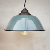 Miniatura dell'articolo Lampade industriali vintage a sospensione (coppia) - Oggetto n.170