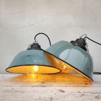 Miniatura dell'articolo Lampade industriali vintage a sospensione (coppia) - Oggetto n.170