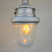 Miniatura dell'articolo Lampada industriale bunker vintage anni 60 CCCP - Oggetto n.171