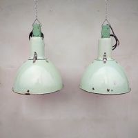 Miniatura dell'articolo Lampada industriale vintage sovietica a sospensione  - Oggetto n.3