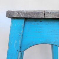 Miniatura dell'articolo Sgabello rurale vintage Sgabello rurale rustico vintage n.421