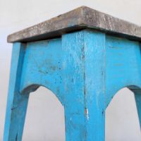 Miniatura dell'articolo Sgabello rurale vintage Sgabello rurale rustico vintage n.421