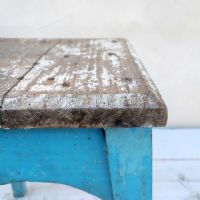 Miniatura dell'articolo Sgabello rurale vintage Sgabello rurale rustico vintage n.421