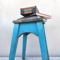 Miniatura dell'articolo Sgabello rurale vintage Sgabello rurale rustico vintage n.421