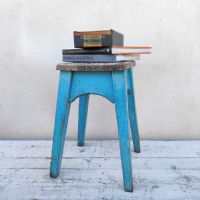 Miniatura dell'articolo Sgabello rurale vintage Sgabello rurale rustico vintage n.421