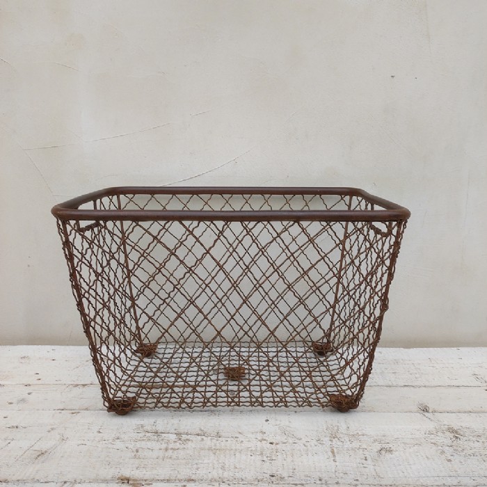 Immagine dell'articolo Contenitori Cesta industriale in ferro vintage n.422