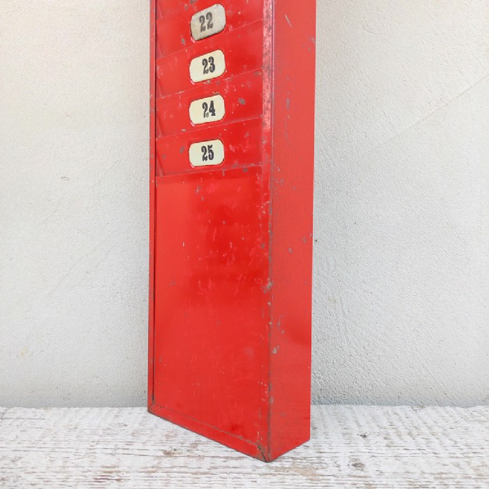 Miniatura dell'articolo Casellario porta cartellini industriale vintage - Oggetto n.299