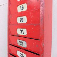 Miniatura dell'articolo Casellario porta cartellini industriale vintage - Oggetto n.299