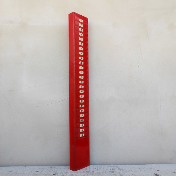 Miniatura dell'articolo Casellario porta cartellini industriale vintage - Oggetto n.299