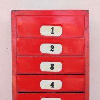 Miniatura dell'articolo Casellario porta cartellini industriale vintage - Oggetto n.299