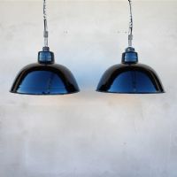 Miniatura dell'articolo LampadE industrialI a sospensione vintage LBL (coppia) - Oggetto n.173