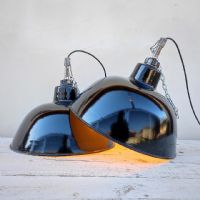 Miniatura dell'articolo LampadE industrialI a sospensione vintage LBL (coppia) - Oggetto n.173