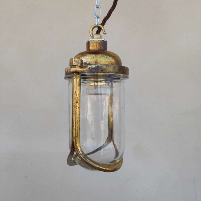 Passa il mouse sull'immagine per ingrandire Lampada navale General Electric Company UK vintage - foto 5