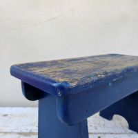 Miniatura dell'articolo Sgabello rurale vintage Sgabello rurale di campagna vintage n.439