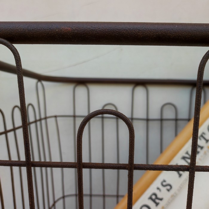 Immagine dell'articolo Contenitori Cesta metallica per la spesa vintage n.470