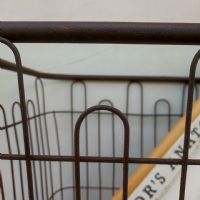 Miniatura dell'articolo Contenitori Cesta metallica per la spesa vintage n.470