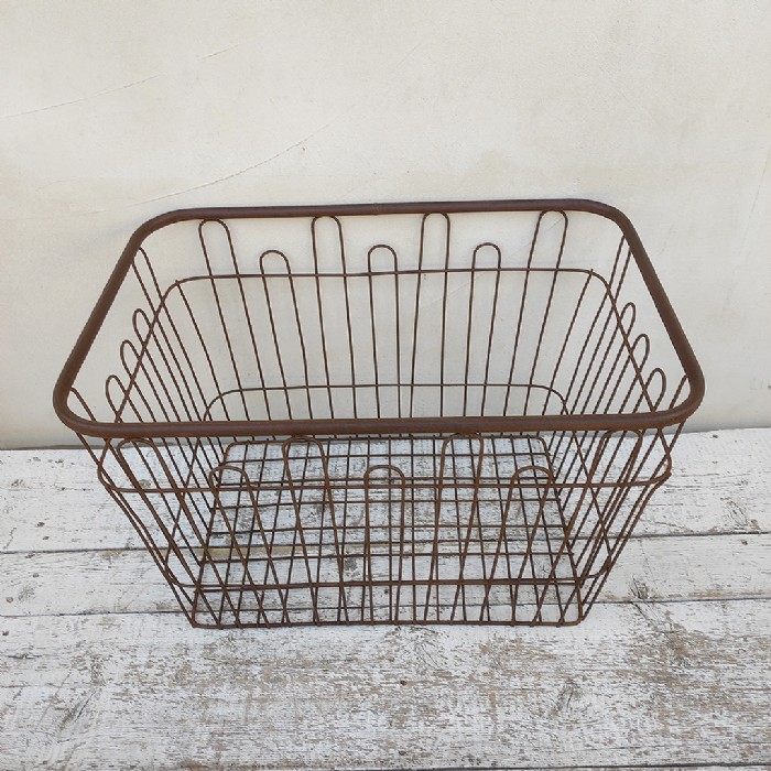 Immagine dell'articolo Contenitori Cesta metallica per la spesa vintage n.470