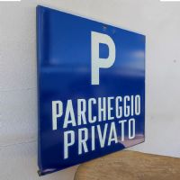 Miniatura dell'articolo Cartello segnaletico parcheggio privato vintage - Oggetto n.106