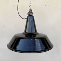 Ingrandisci l'immagine Lampada industriale a sospensione italiana vintage D41 - miniatura 2