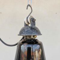 Ingrandisci l'immagine Lampada industriale a sospensione italiana vintage D41 - miniatura 5
