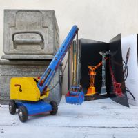 Ingrandisci l'immagine Miniatura dell'articolo Giocattoli Escavatore giocattolo made in U.S. Zone Germany vintage n.344