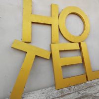 Insegna HOTEL vintage - miniatura 2