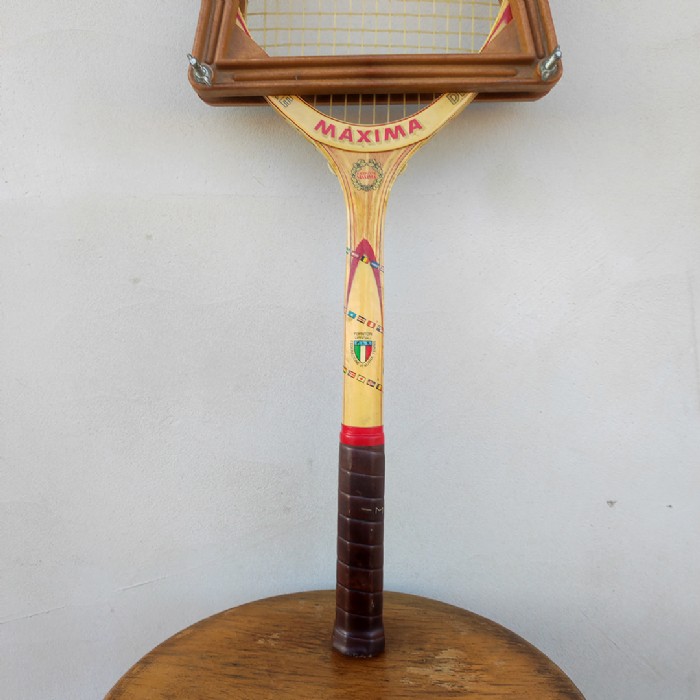 Miniatura dell'articolo Racchetta da tennis Maxima De luxe Vintage - Oggetto n.160