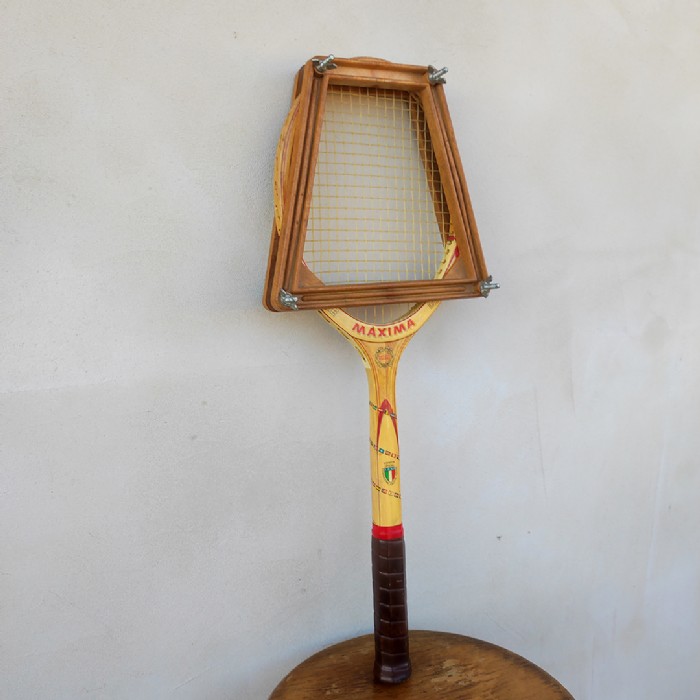 Miniatura dell'articolo Racchetta da tennis Maxima De luxe Vintage - Oggetto n.160