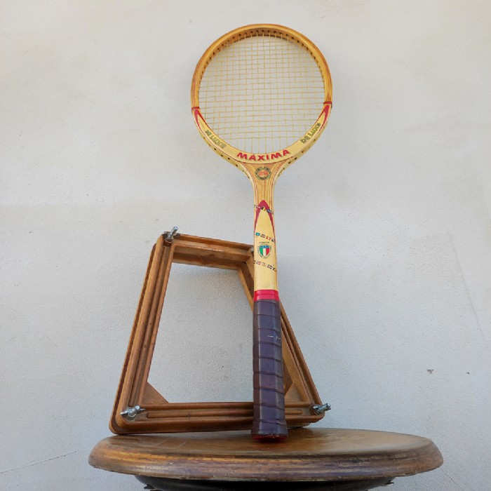 Miniatura dell'articolo Racchetta da tennis Maxima De luxe Vintage - Oggetto n.160