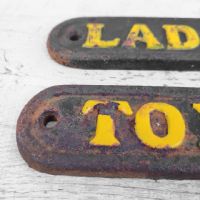 Miniatura dell'articolo Targhe Targhe industriali vintage n.404