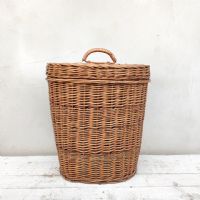 Miniatura dell'articolo Contenitori Cesta in vimini vintage n.389