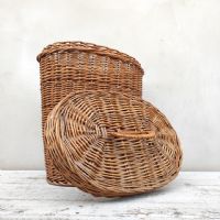 Miniatura dell'articolo Contenitori Cesta in vimini vintage n.389