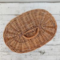 Miniatura dell'articolo Contenitori Cesta in vimini vintage n.389