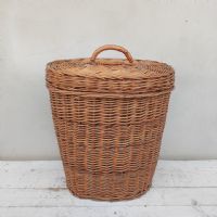 Miniatura dell'articolo Contenitori Cesta in vimini vintage n.389