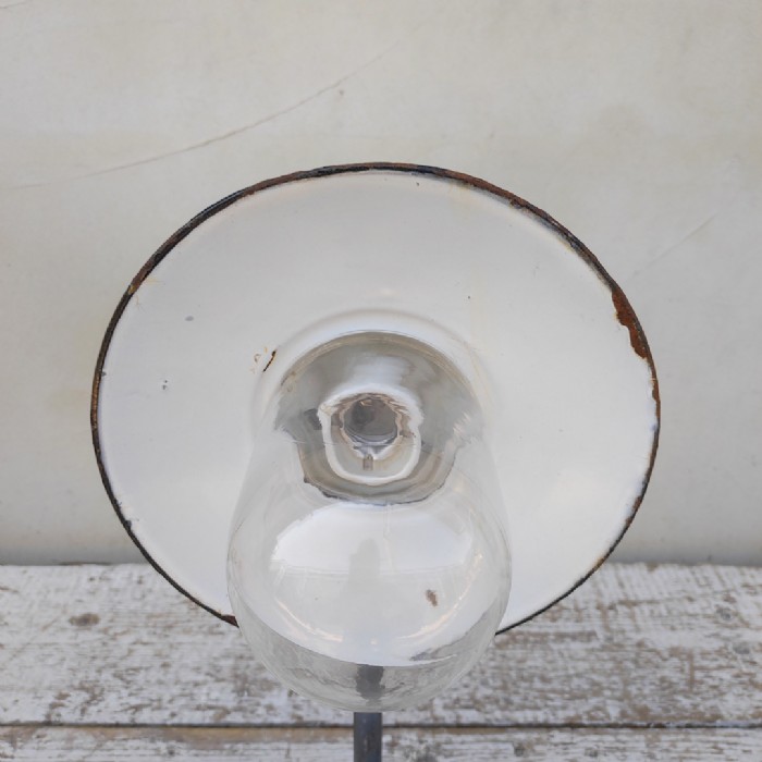 Passa il mouse sull'immagine per ingrandire Lampada industriale vintage da parete ungherese D23,5 - foto 7