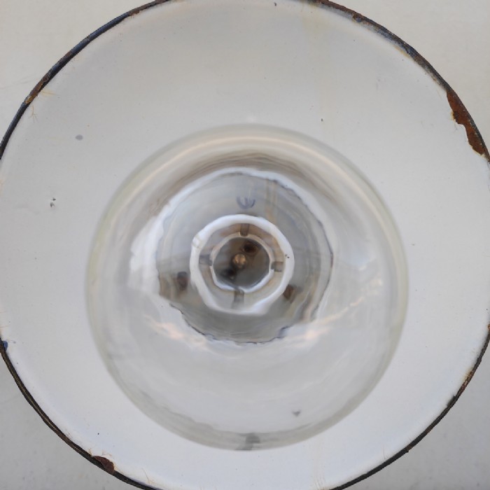 Passa il mouse sull'immagine per ingrandire Lampada industriale vintage da parete ungherese D23,5 - foto 8