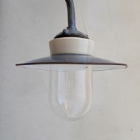 Ingrandisci l'immagine Lampada industriale vintage da parete ungherese D23,5 - miniatura 2