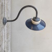 Ingrandisci l'immagine Lampada industriale vintage da parete ungherese D23,5 - miniatura 3