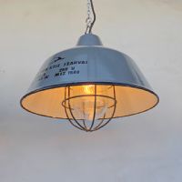 Miniatura dell'articolo Lampada industriale a sospensione Lampada industriale a sospensione Ungherese vintage D36 n.423