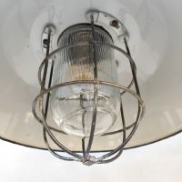 Miniatura dell'articolo Lampada industriale a sospensione Lampada industriale a sospensione Ungherese vintage D36 n.423