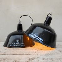 Miniatura dell'articolo Lampada industriale a sospensione Lampada industriale a sospensione vintage EMAX D36 n.30