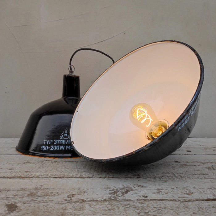 Immagine dell'articolo Lampada industriale a sospensione Lampada industriale a sospensione vintage EMAX D36 n.30